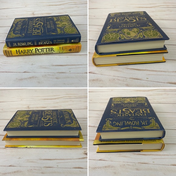 J.K. Rowling Hardcover Book Lot Harry Potter Fantastic Beasts - Picture 3 of 15
